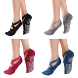 Cross Strap Cotton Yoga Socks