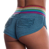 High Waist Heart Booty Breathable Shorts