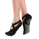 Cross Strap Cotton Yoga Socks