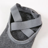 Cross Strap Cotton Yoga Socks