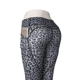 Camouflage Print Yoga Leggings With Pocket