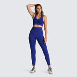 2PC Seamless Yoga Bra + High-Waisted Leggings Set