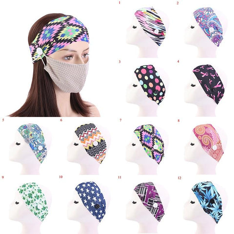 Ear-Saving Yoga Headband Mask Holder