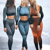 2-Piece Winter Set Crop Top + Leggings