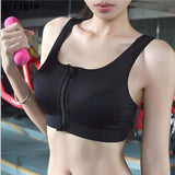 Front Zip Sports Bra